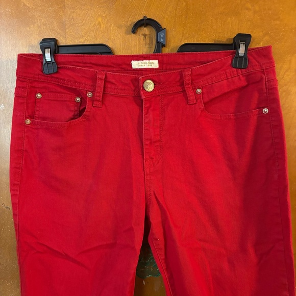 US Polo red jeans. Size 12 - Picture 10 of 11